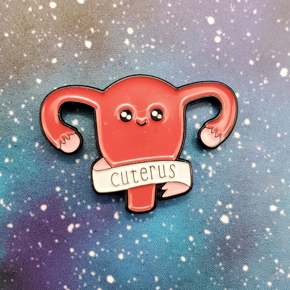 Cuterus Uterus Enamel Pin